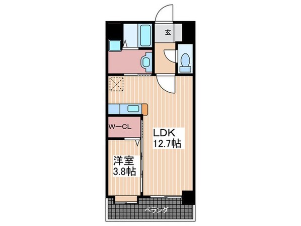 ＶＩＴＡ西原の物件間取画像